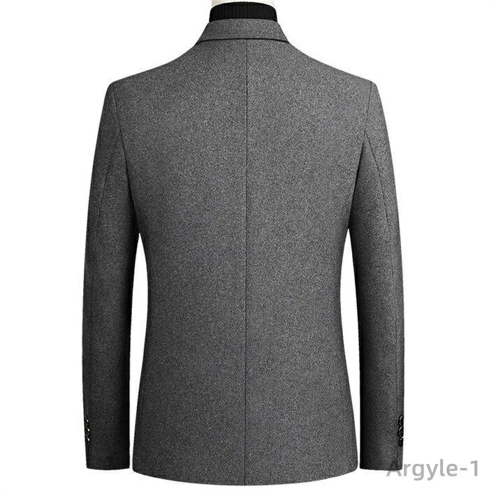 【貨物輸送無料】成人男性服 背広 心地好い お兄系 テーラードジャケット 二つ名取り草 長袖 メンズ 背広上衣 冬服 グレー