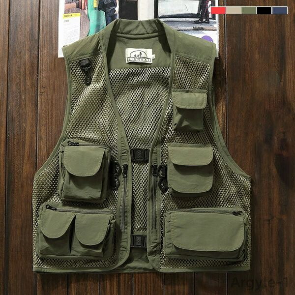 【送料無料】メンズ お釣りベスト 新作ベスト 大人気 夏 春 大人気 登山 登山旅行 撮影 お釣り 作業服 多機能ベスト メンズ