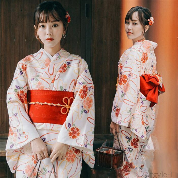 【送料無料】レディース 花柄 和服 浴衣 女性用 コスチューム 浴衣 可愛い 平織り きれいめ フリーサイズ 花火大会 夏祭り 旅館 浴衣セット|雑貨専門店ライキー 店