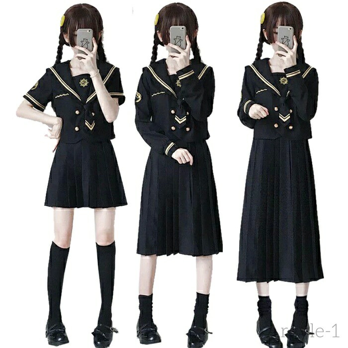 【送料無料】女子高生 制服 コスプレ リボン スカート プリーツ 制服コスプレ レディース JK セクシー ギャル ハロウィン 仮装 ハロウィン コスチューム スクール ギャル服
