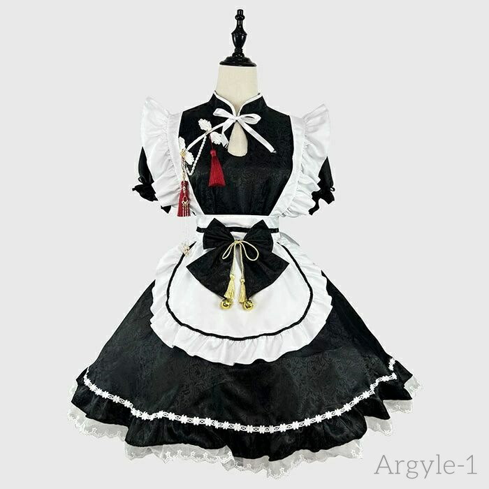 【送料無料】ハロウィン コスプレ メイド服 チャイナ風 レディース メイド 仮装 衣装 女性 可愛い ハロウィンコスプレ ワンピース レディース 大人 ハロウィン仮装