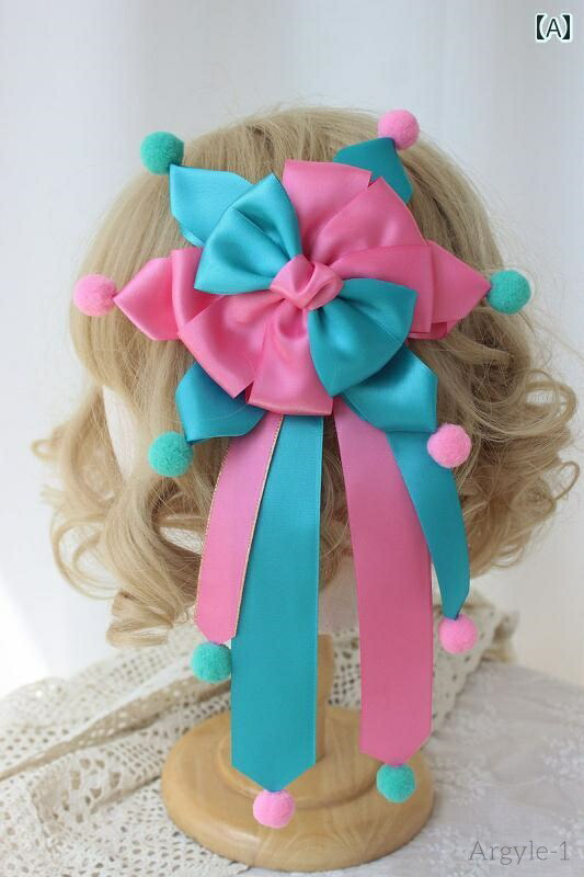 【送料無料】ロリータ ファッション コスプレ ヘアアクセサリー かわいい ガーリー くるくる タイガー 小物 ヘア アクセサリー ファーボール かわいい サーカス