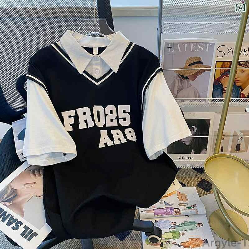 【送料無料】ポロシャツ レディース 大きめ サイズ カレッジ 綿 半袖 tシャツ 夏 トップス ブラック ホワイト ピンク｜雑貨専門店ライキー　店
