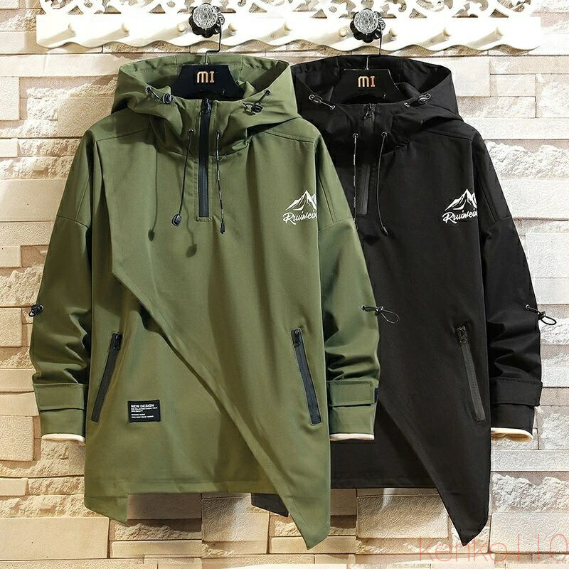 【送料無料】メンズ パーカー おしゃれ 長袖 カジュアル ジャケット 大きいサイズ フーデッド 秋 冬 服 プルパーカー 韓国 スウェット 春 オーバーサイズ ブランド ビッグシ｜雑貨専門店ライキー　店