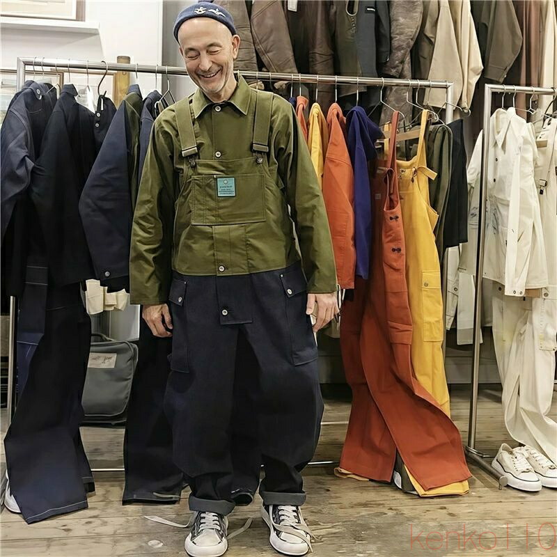 【送料無料】オーバーオール メンズ サロペット ワイド サスペンダー 秋 パンツ つなぎ 秋冬 おしゃれ 作業着 オールインワン ボトムス 大きいサイズ 20代 30代 40代 50代 カ