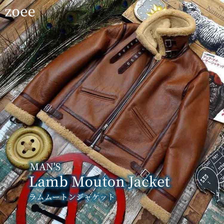 楽天市場】Wフェイス ラムムートンジャケット アメリカン フライト