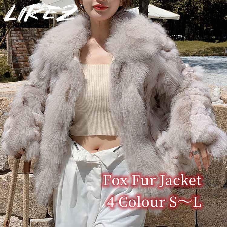 楽天市場】コート ジャケット フォックス リアルファー アウター