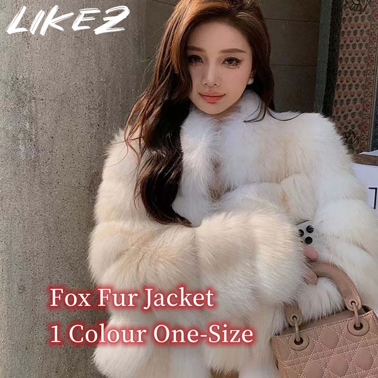 楽天市場】ジャケット ファー カルガンラム ノーカラー ファー