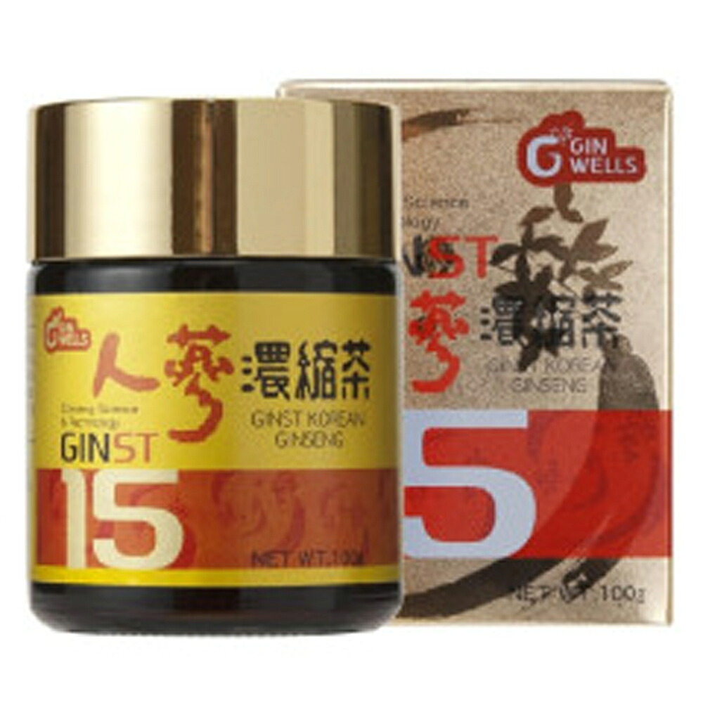 【定め事品】ジン同盟罷工15 一和高麗人蔘茶 醗酵高もの言う花蔘濃縮茶 100g GINST 高もの言う花蔘 一和 老いらく人蔘 高もの言う花蔘茶