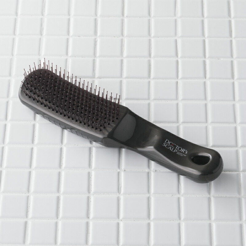 Kibber スカルプヘアブラシ 黒 DOCTOR'S SCALP ドクターズスカルプヘアケアブラシ(ブラック