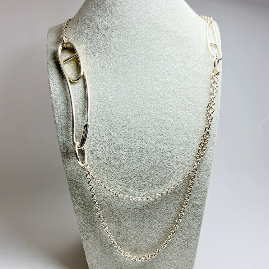 【入手困難】◆HERMES◆ パンクロングネックレス 入手困難☆アレンジ自在【HERMES】パンク ロングネックレス