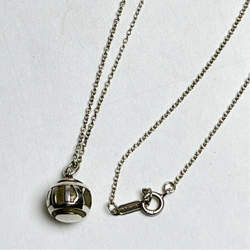 希少　ティファニー　サークル　ネックレス　925 楽天市場】【中古】 希少 ティファニー サークル ネックレス 925