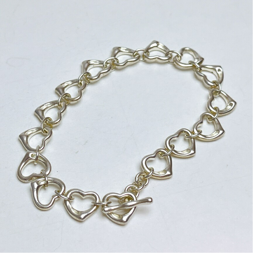 楽天市場】【中古】 ティファニー ハート 10ロウ トグル チェーン