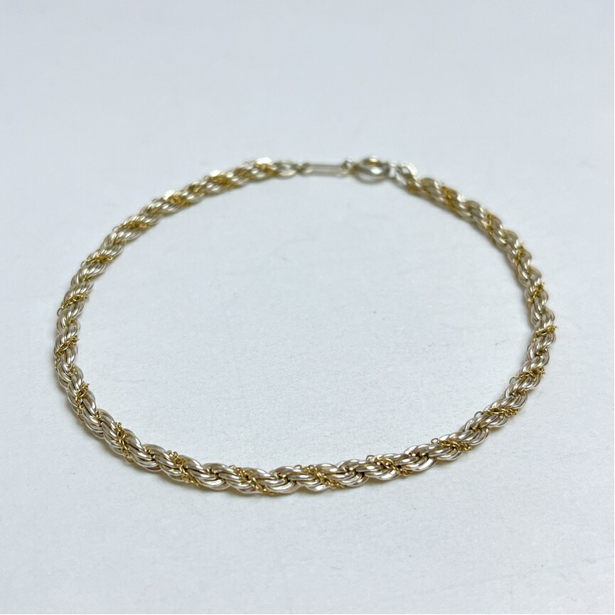 オールド　ティファニー　ブレスレット　スクリュー　ツイスト　コンビ　y2k オールド ティファニー ブレスレット スクリュー ツイスト コンビ y2k