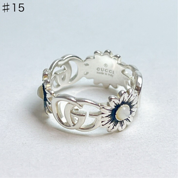 楽天市場】【新品・未使用品】グッチ GUCCI パール ダブルG フラワー