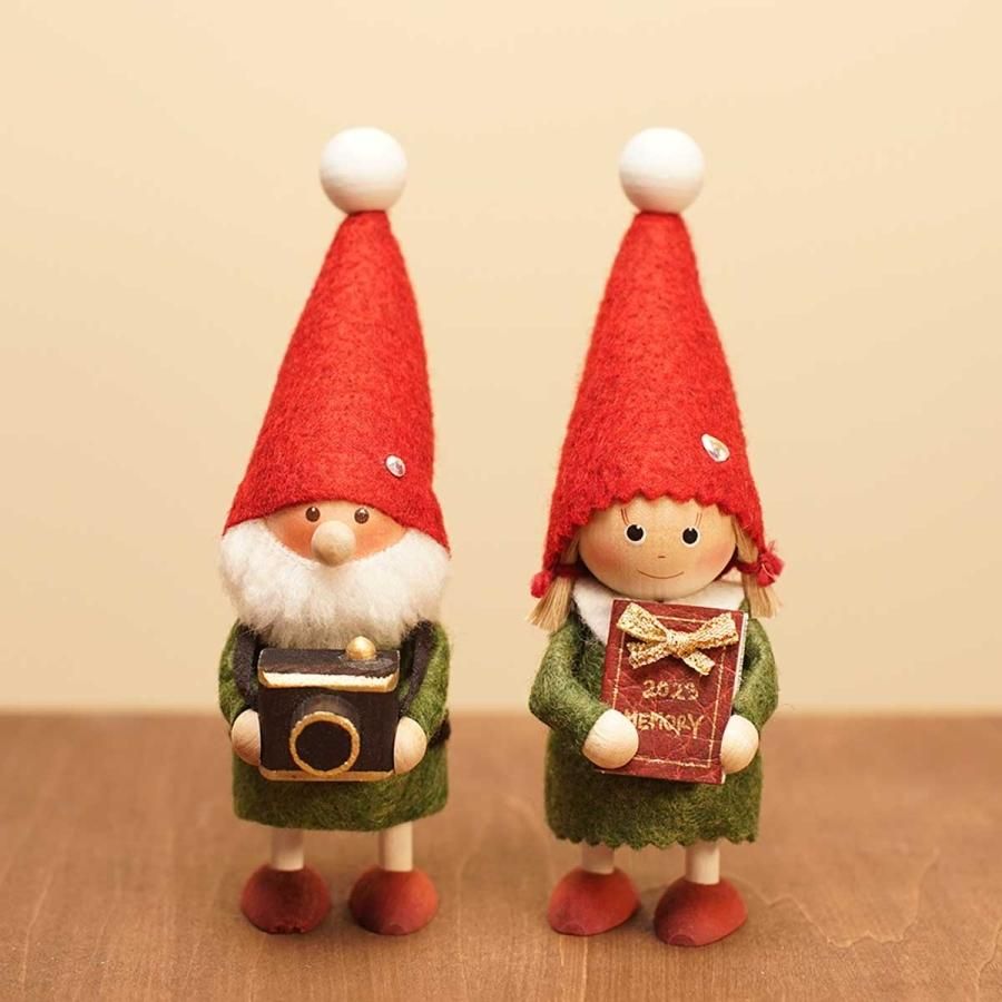 イヤーズノルディカ2023 クリスマス 木製人形 NORDIKA nisse ノルディカ ニッセ 北欧雑貨 フィンランド｜北欧雑貨のLiLiCoCo　店