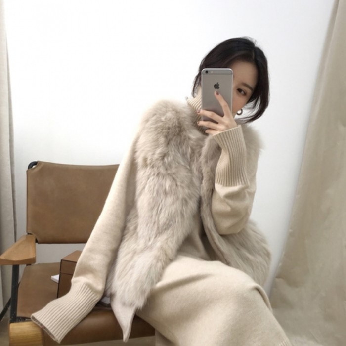 楽天市場】anuke アンヌーク Eco Fur Vest レディース アウター ベスト