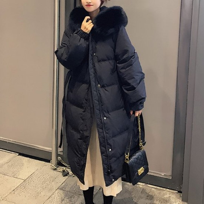 【王道デザインのファーコート！】ロングコート ブラウン 11号 ブラウンレザー・ファー付きロングコート安い 通販