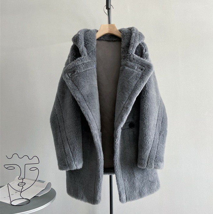 楽天市場】2025 AW 4color テディ フード付き ショート コート