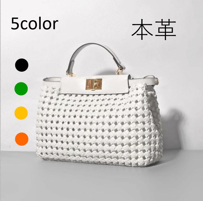 【貨物輸送無料】2026 SS 新作  本革 4color 2way Mesh bag