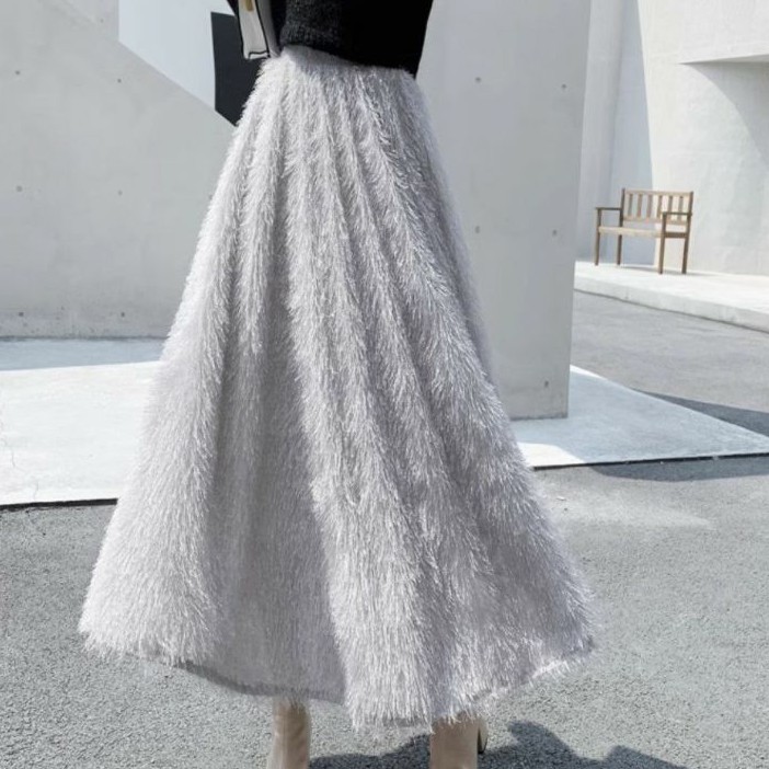 【送料無料】2024 AW 新作 3color MOKE SKIRT
