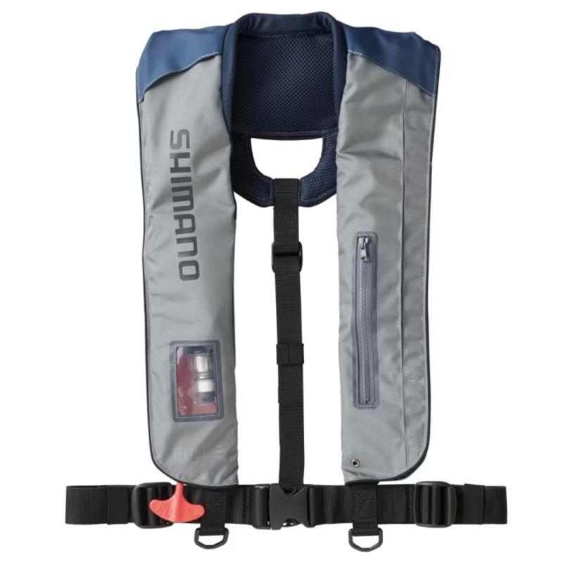 シマノ(SHIMANO) ライフジャケット 釣り 大人用 ラフトエアジャケット 肩掛けタイプ 桜マーク 国土交通省認定品 手動/自動膨脹式 VF-051K