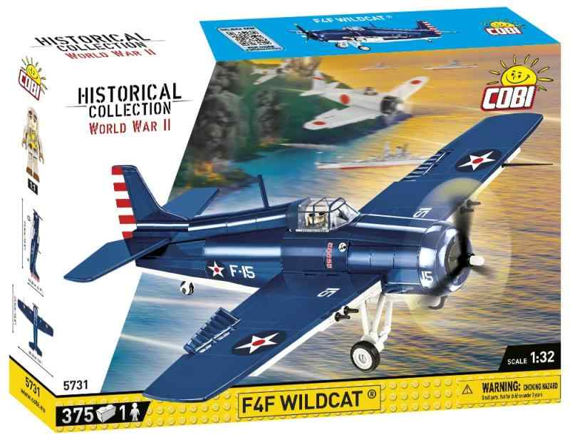 Cobi Historical Collection #5731 F4F ワイルドキャット (アメリカ軍) 1/32スケール｜LiLishop6
