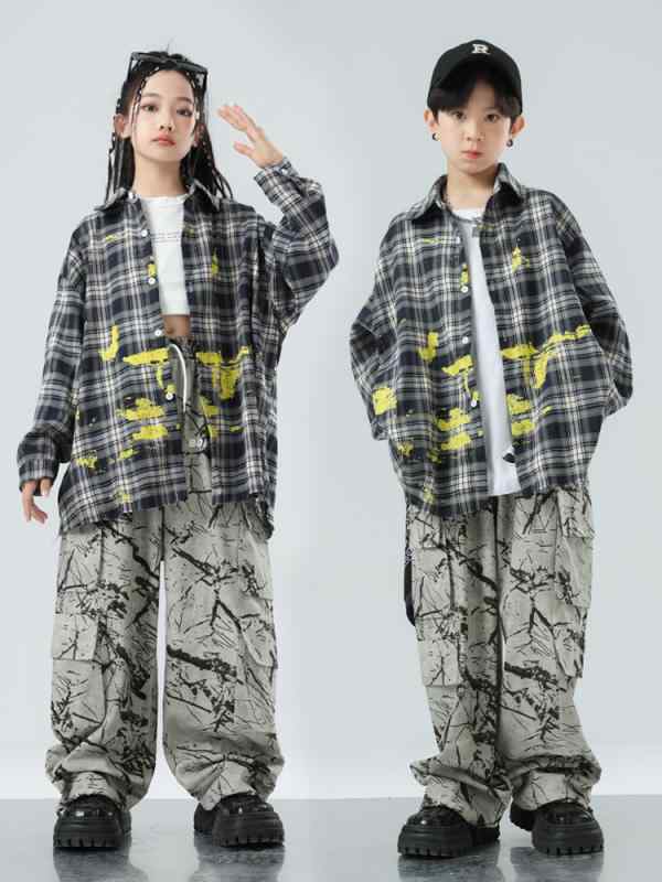 子供服 セットアップ 男の子 女の子 ストリート ダンスウェア 秋服 ヒップホップ 衣装 演出服｜LiLishop6