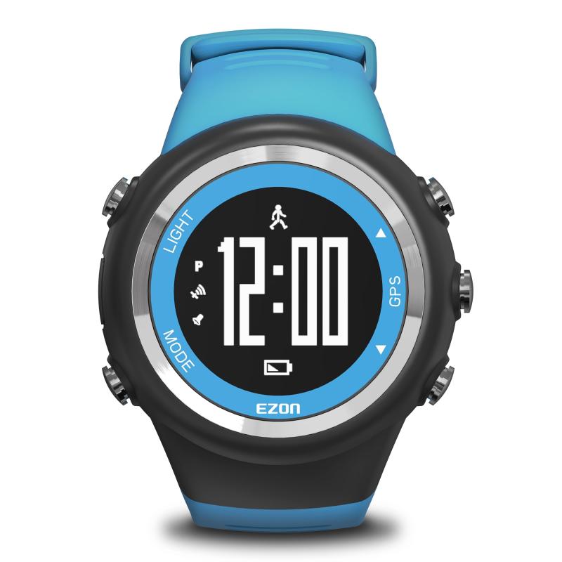 ランニングウォッチ ＧＰＳ ウォッチ デジタル 御覧なさる 50m 雨合羽 高耐久性 体温価値付ける 軽さ 内蔵歩数計 人並み外れたな日に贈りたい EZONT031