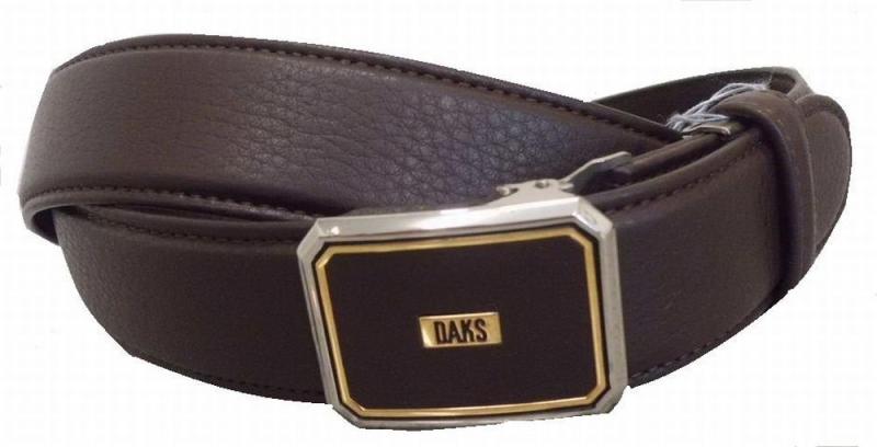 DAKS ２５９１０ ダックスベルト 穴なしベルト●ウエストサイズ１００センチまで対応●チョコ