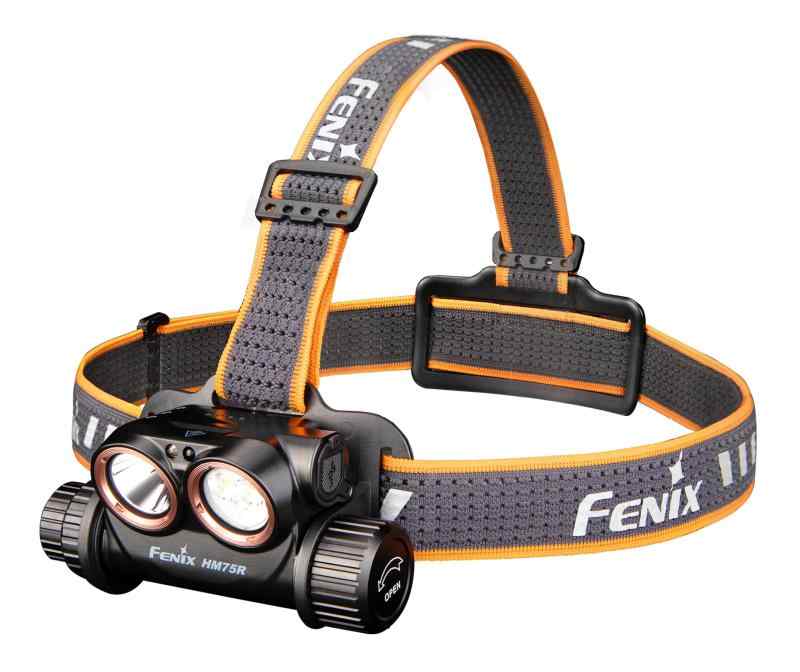 Fenix HM75R SE[シンプルエディション] ヘッドライト 最大1600ルーメン USB-C充電式 IP68防塵防水 ホワイト&レッドライト 現場作業 捜索・救助 洞窟探検 ハイキング