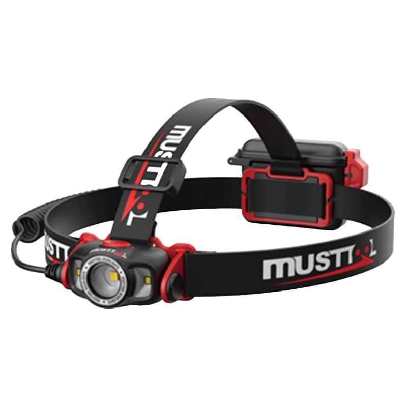 MUSTTOOL(マストツール)/ハイブリッドヘッドライト フラットビーム 明るさ最大500lm 品番: MHL-FW500D
