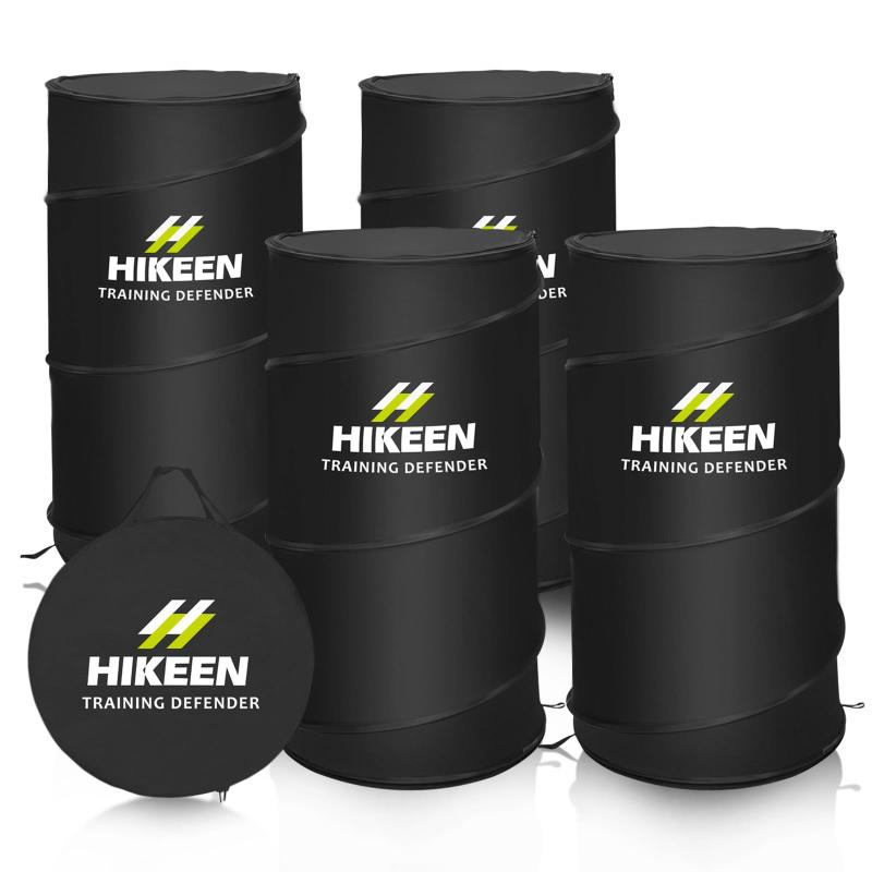 Hikeen 篭球形づくる4点仕掛ける バスケットボールガードトレーニング ポップアップ式安全性のあるコンピューターシミュレーション差し固める 篭球 蹴球 ラガー用に 折りたたみ