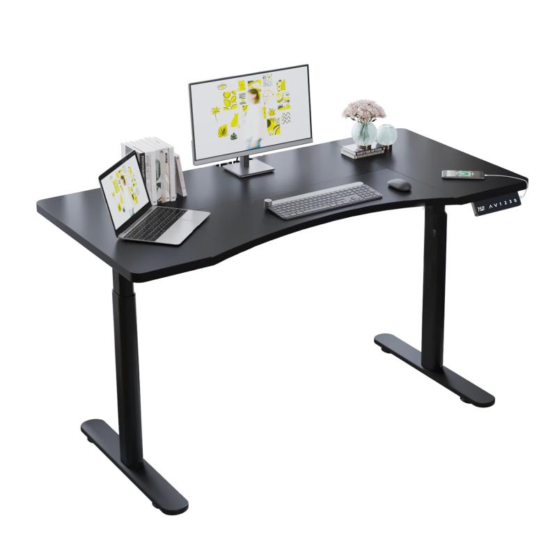 楽天市場】昇降デスク パソコンデスク 電動昇降式デスク