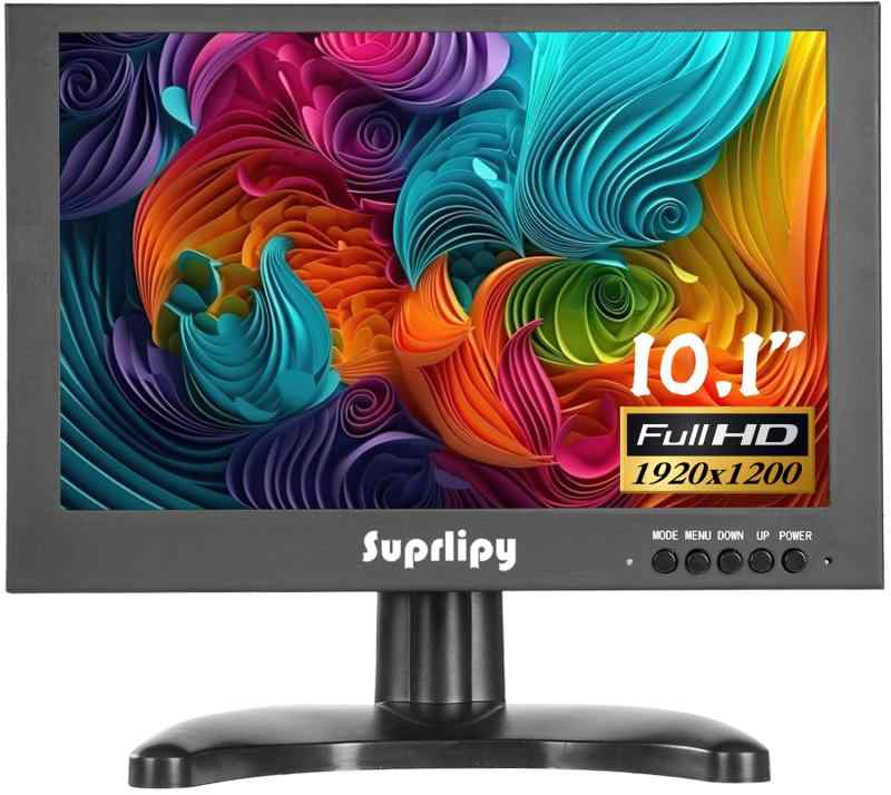 Suprlipy HDMI管する IPSハウジング LCD見せびらかす映写幕 HDMI VGA AV BNCインプットに相応う 遠隔操作 内蔵金棒引き嘱する パソコン 防犯写真機 取り組み機用