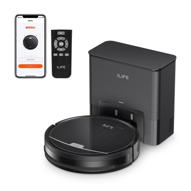 ILIFE アイライフ A10ロボット掃除機 レーザー＆マッピング 強力吸引力 多様なアプリ機能 マルチフロアマッピング機能 落下防止 衝突防止