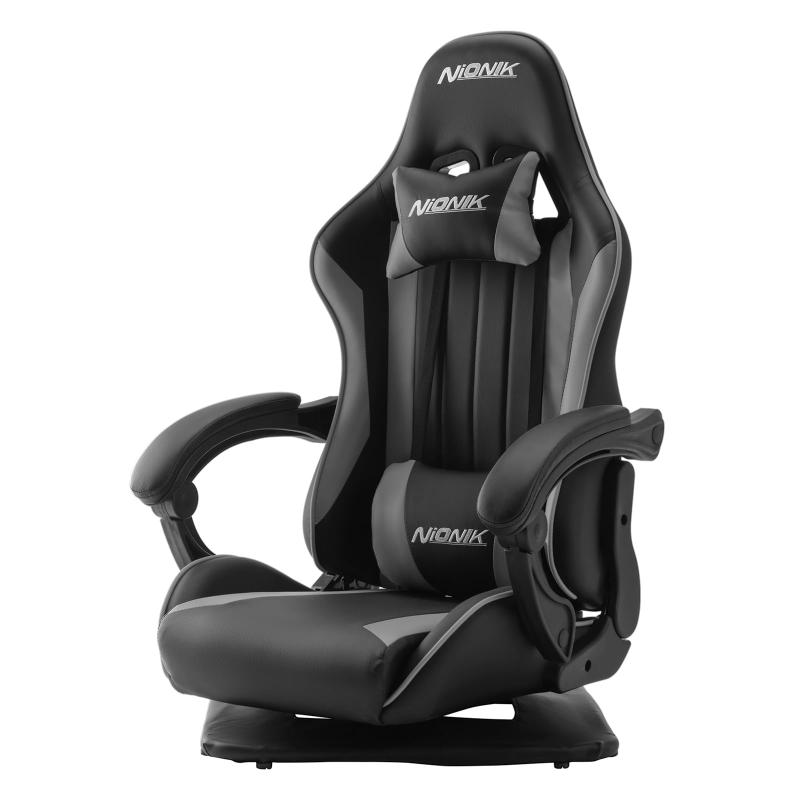 NiONIK ゲーミングチェア 座椅子 座椅子型 ゲーミングチェア 肘掛付き 180度リクライニングチェア リラックス ゲーム 仕事 疲れない 家庭座椅子 ゲーミング座椅子|LiLishop6