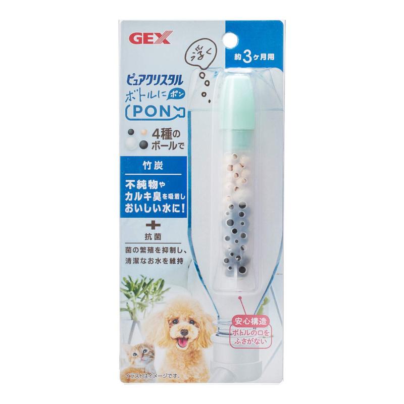 楽天市場】【GEX】ピュアクリスタル ボトルにPON 竹炭 3ヶ月 犬 いぬ
