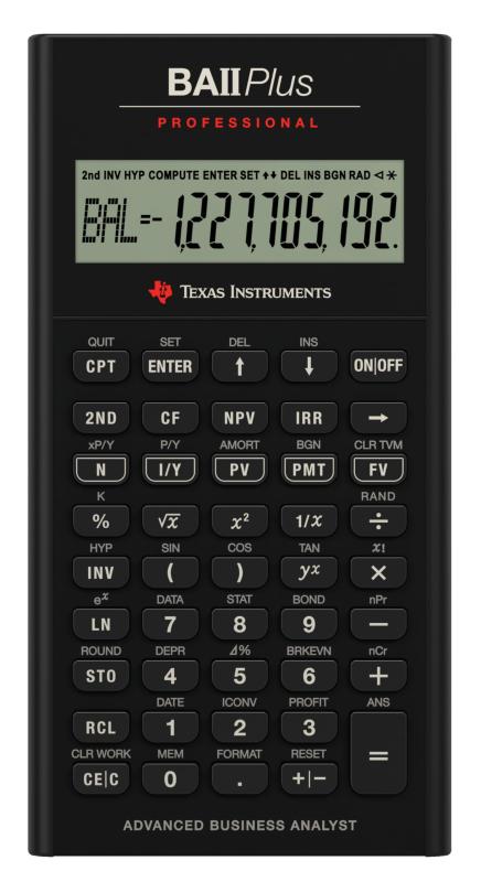Texas Instruments BA II Plus Professional Financial Calculator [並行輸入品]｜LiLishop6
