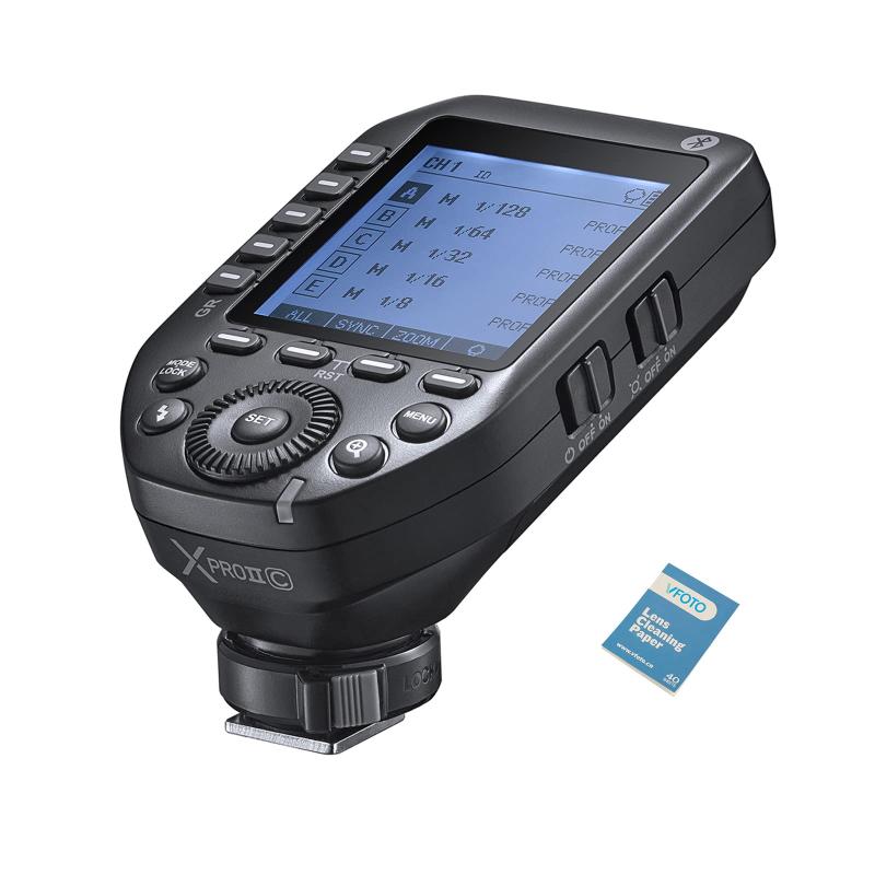 Godox XProII-C E-TTL ワイヤレス フラッシュトリガー 高速同期 1/8000s Xシステム 2.4G送信器 超大LCDスクリーン Canon EOS カメラに適しています|LiLishop6