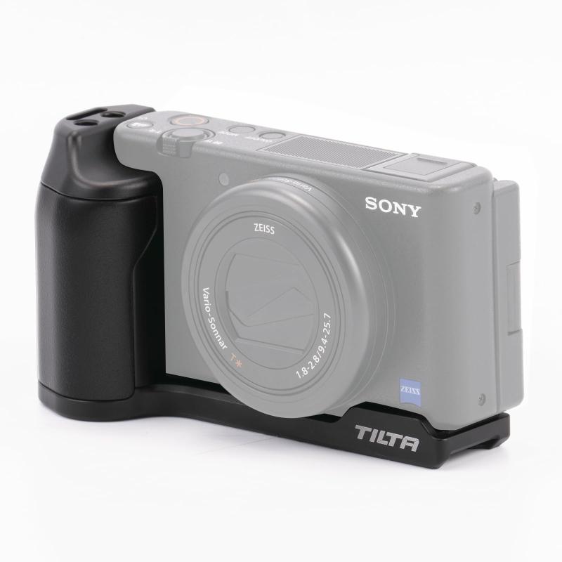 TILTA グリップ付マウントベースプレートソニーZV-1 / ZV-1F / ZV-1M2に対応、1/4″-20ネジとコールドシューレシーバーを装備 TA-T49-MBG-B|LiLishop6