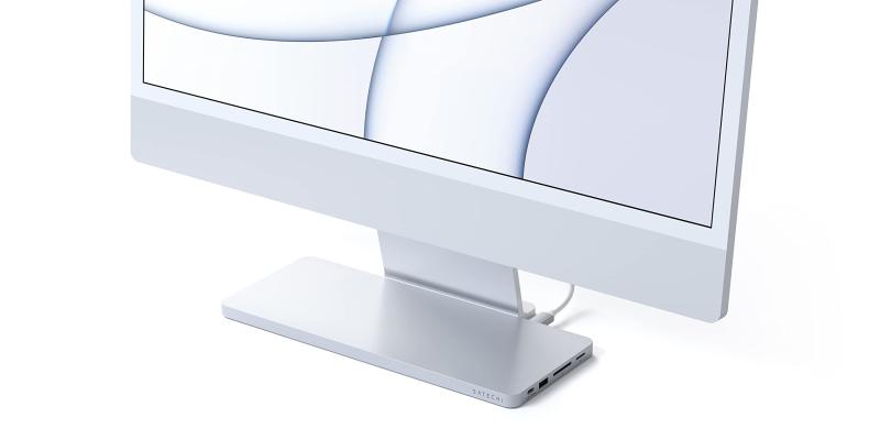 SATECHI 24インチ iMac用 スリム USB ドッキングステーション Type-C (M.2 NVMe/SATA SSD用スロット付き)｜LiLishop6