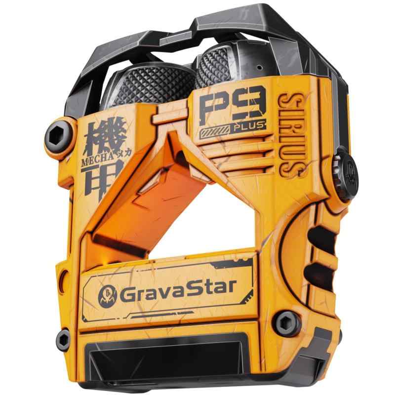 GravaStar Sirius Plus 完全ワイヤレスイヤホン Bluetooth5.3 ANCアクティブノイズキャンセリングイヤフォン 28時間再生 IPX4防水規格 ENCクリア通話 カスタマイズアプリ付きWireless Bluetooth H|LiLishop6