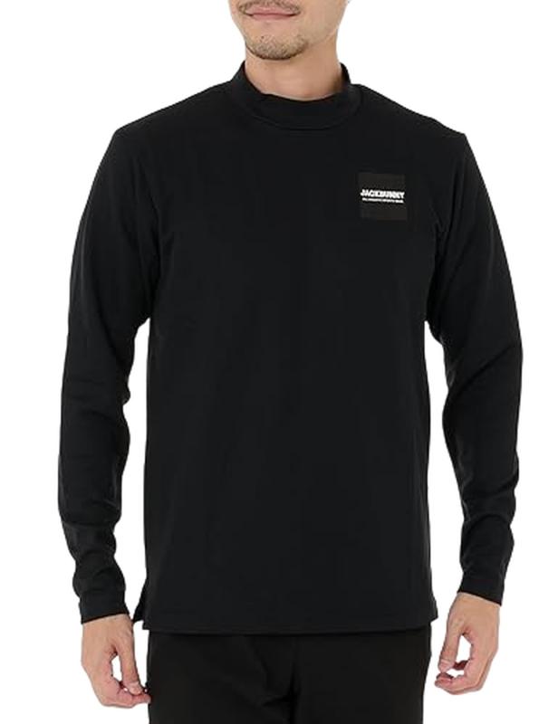 [ジャックバニー] メンズ 長袖 モックネックシャツ (BOXダブルフェイス) / ゴルフ インナー / 262-4266923