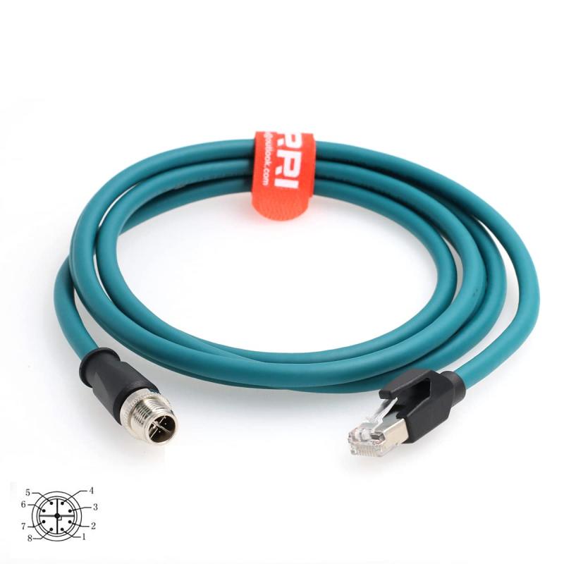 DRRI M12 X-Coded 8極からRJ45ギガビットイーサネットインターフェース Cat6シールドケーブル|LiLishop6