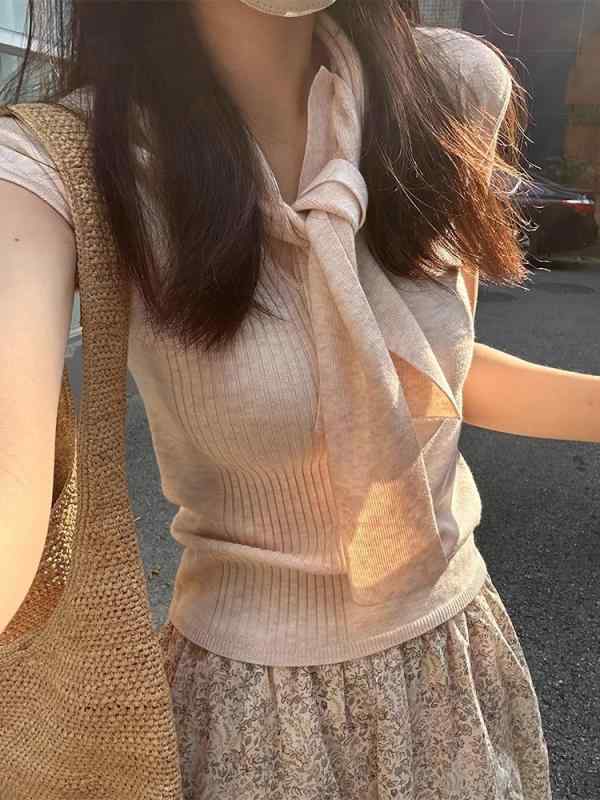 Tシャツ 女性用 ピンク系 Vネック 短袖 韓国風 夏 接触冷感 修身 ショート丈 小さめ袖 肩上丈 トップス かわいい 気質 ?雅 カジュアル 普段使い 吸湿速乾 軽量 綿混 再生繊維 ビッグシルエット ビッグサイズ