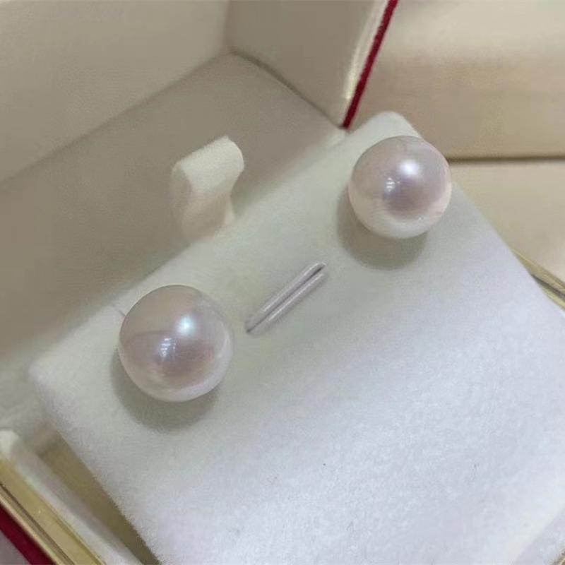 イヤリング 女性用 淡水パール 耳? シンプル スタイル 白色 丸型 天然 12mm サイズ 9mm サイズ 10mm サイズ 11mm サイズ S925 シルバー アクセサリー 気質 百搭 強光 光沢 輝き 日常使い ギフト 対応 婚礼 旅行 記念｜LiLishop6