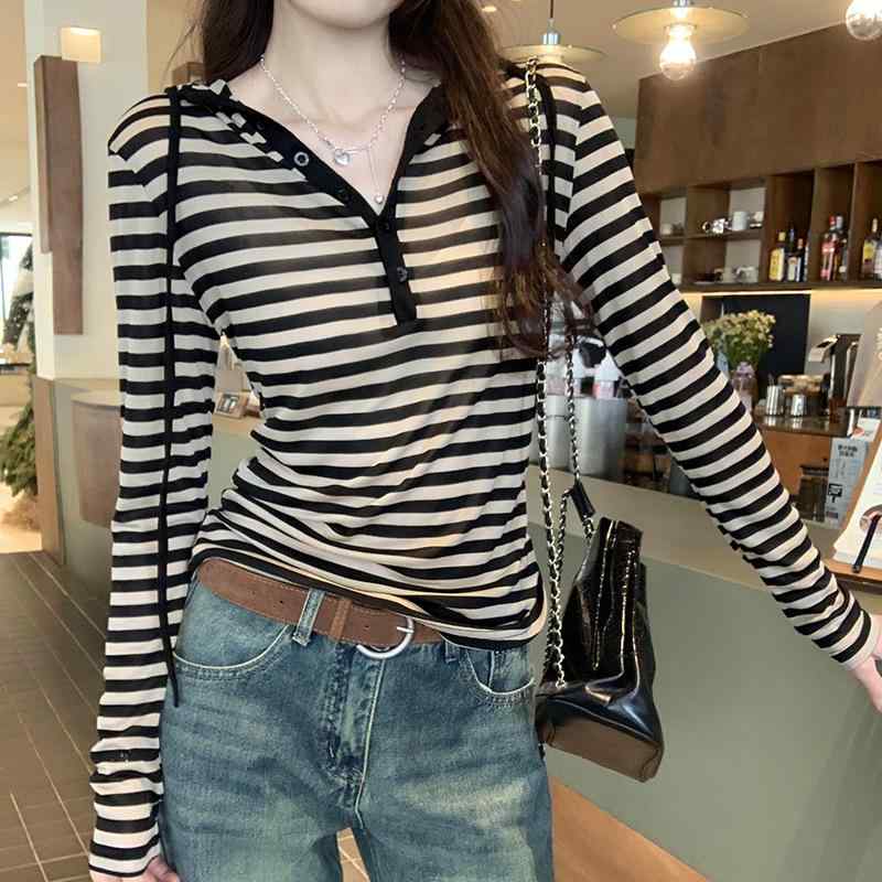 Tシャツ 女性用 春夏 通勤 長袖 連帽 開襟 防晒 罩衫 薄手 レイヨン 天? 修身 気質 純色 接触冷感 吸湿速乾 軽量 カーキ グレー トップス 上衣 普段使い 伸縮性 再生繊維