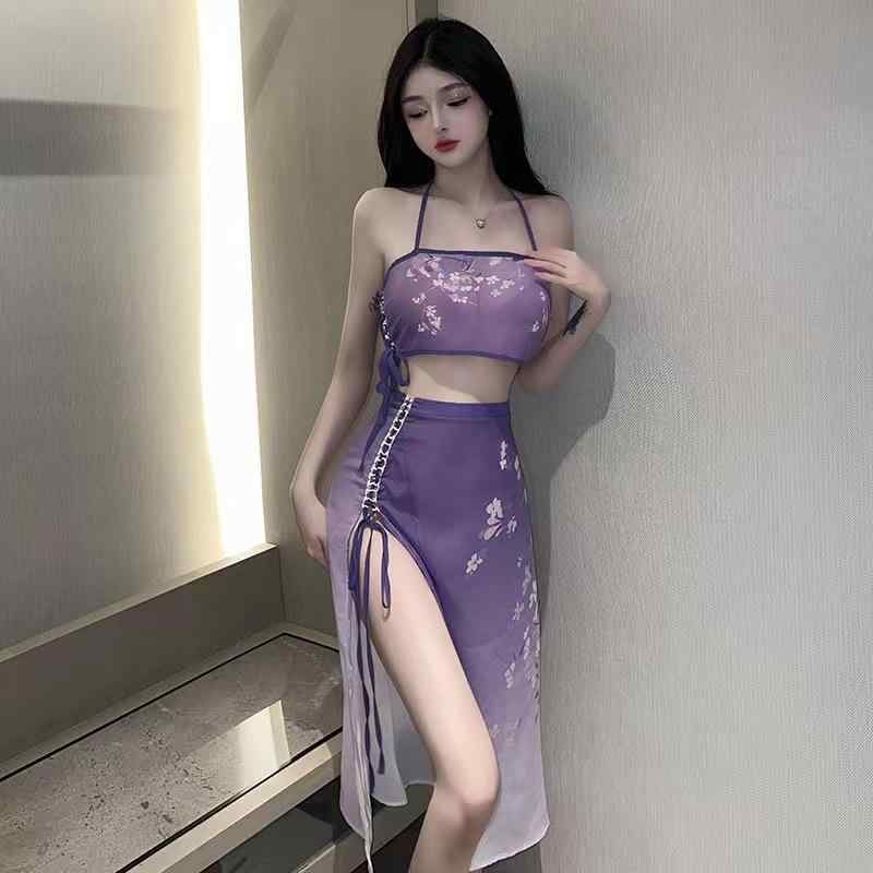 コスプレ 衣装 レディース セクシー ロングドレス クラシカル 透け感 誘惑 秋冬 コスチューム 制服風 ポリエステル 白色 ユニセックス フィット ロールプレイ クラシック シースルー ベーシック 秋服 ワンピース ロングスカート セクシーウェア コッ