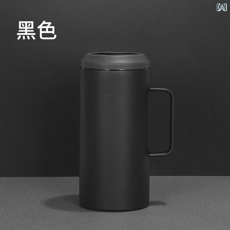 保温カップ ステンレス ビール マグ 保冷 保温 真空二重構造 ハンドル付き 64oz 大容量 ブラック 赤 青 ピンク ホワイト ベーシックカラー 屋外 車載 家庭用 携帯便利 シンプル ステンレス内側 304 ステンレス外側 201 長時間保温 6-